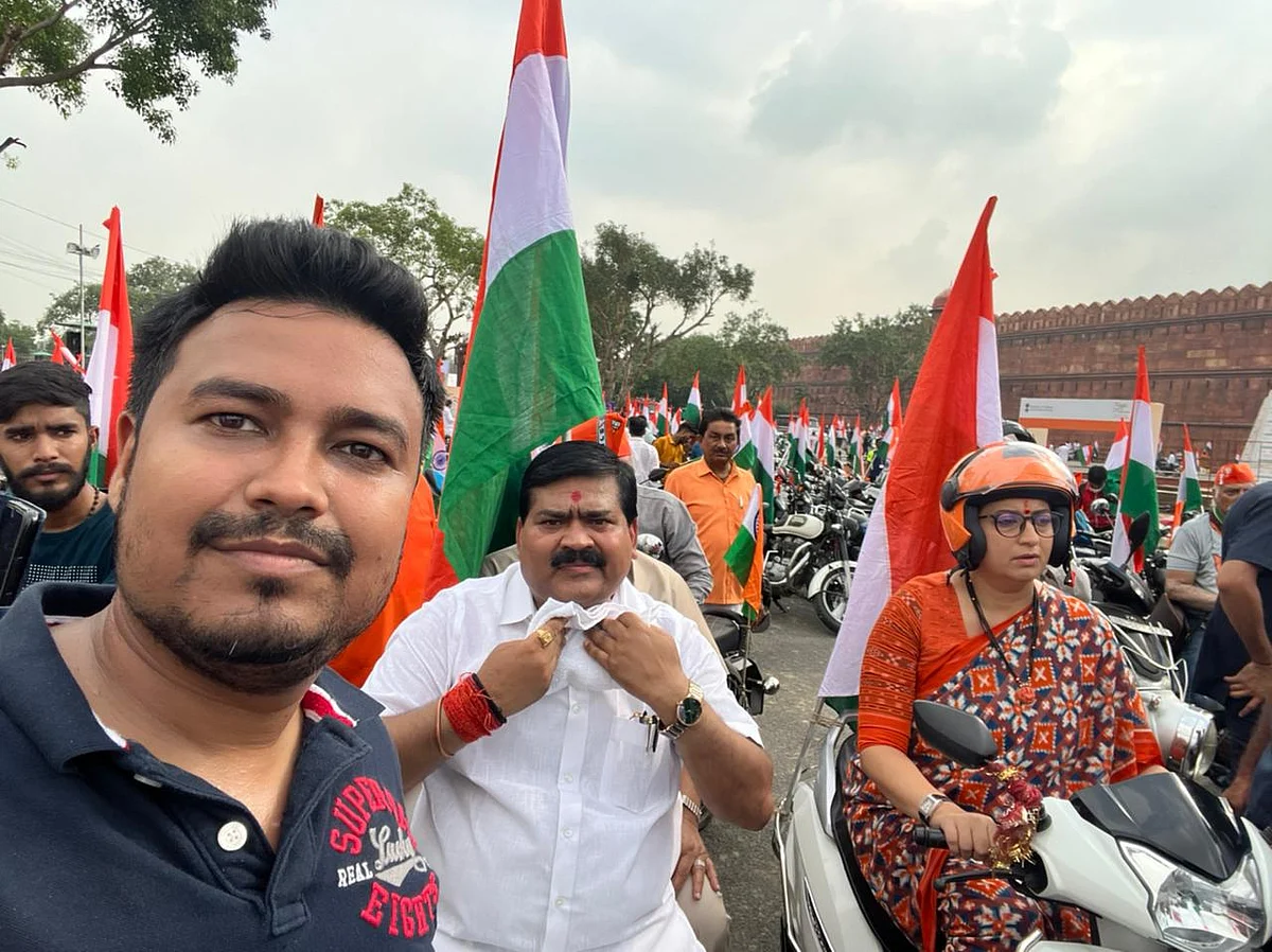 तिरंगा बाइक रैली में भी कांग्रेस को दिखा बीजेपी का एजेंडा, पूरे विपक्ष ने बनाई दूरी