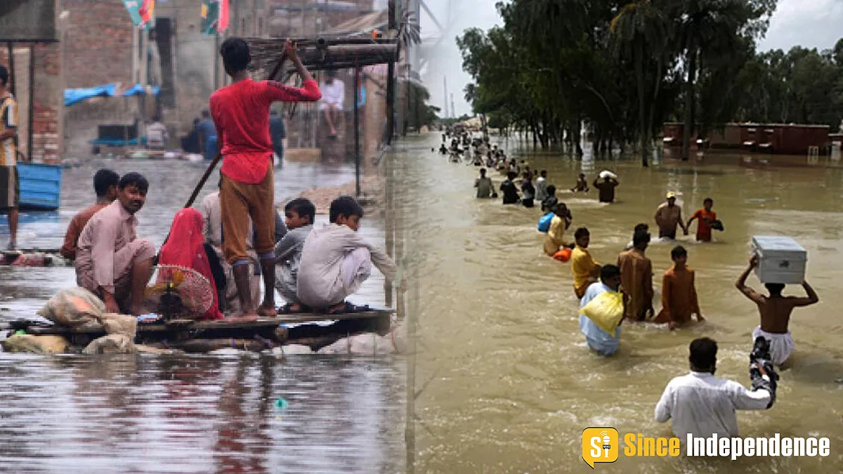 पाकिस्तान में बाढ़ का कहर