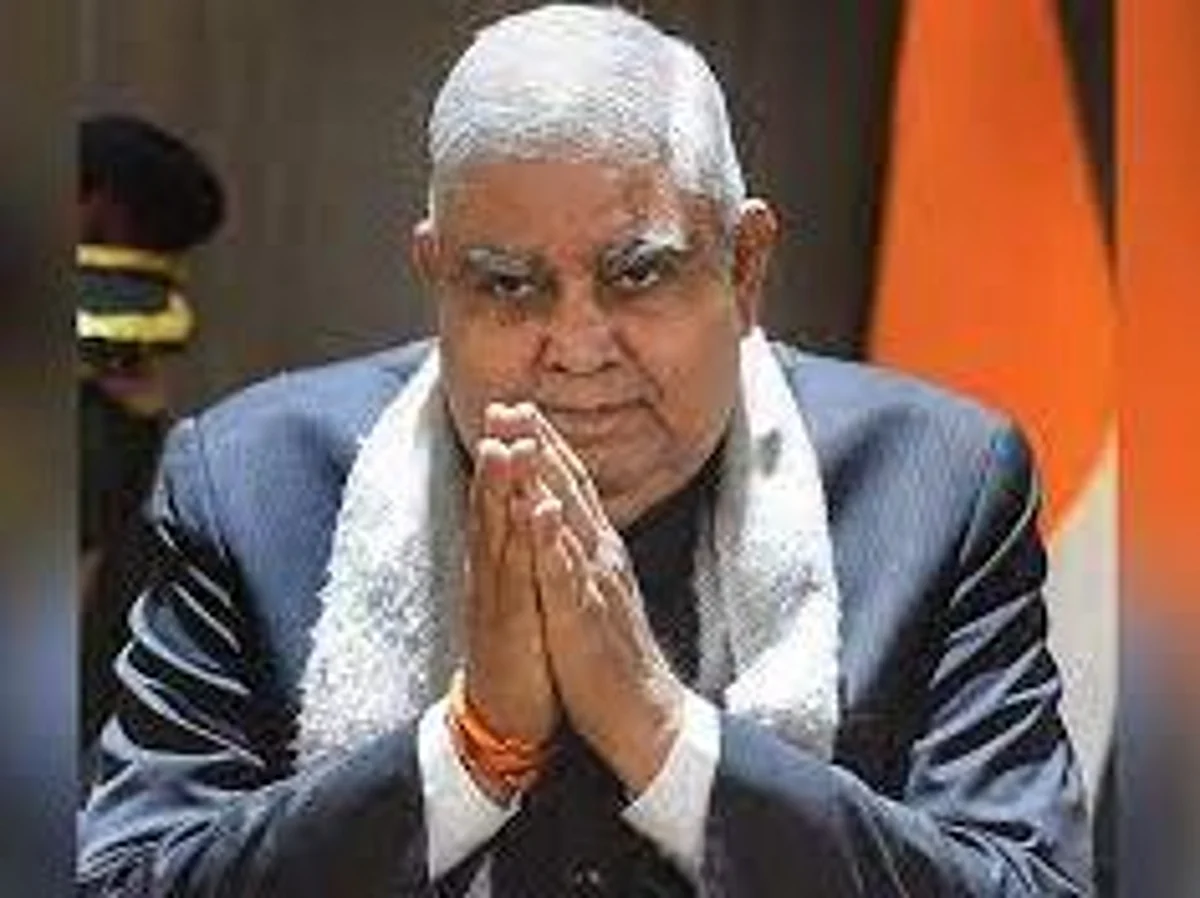 Vice President Election : जगदीप धनखड़ 14वें उपराष्ट्रपति, मार्गरेट अल्वा को भारी मतों से हराया