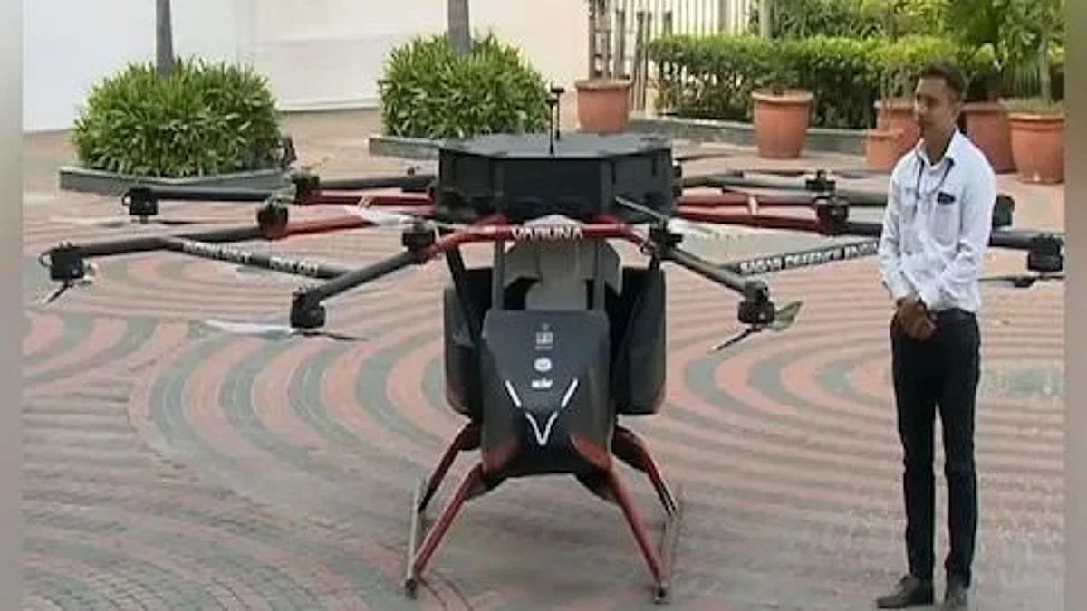 India Drone: देश का पहला ड्रोन जिसमें बैठकर उड़ सकता है इंसान, सेना के लिए सौगात, जानें खूबियां