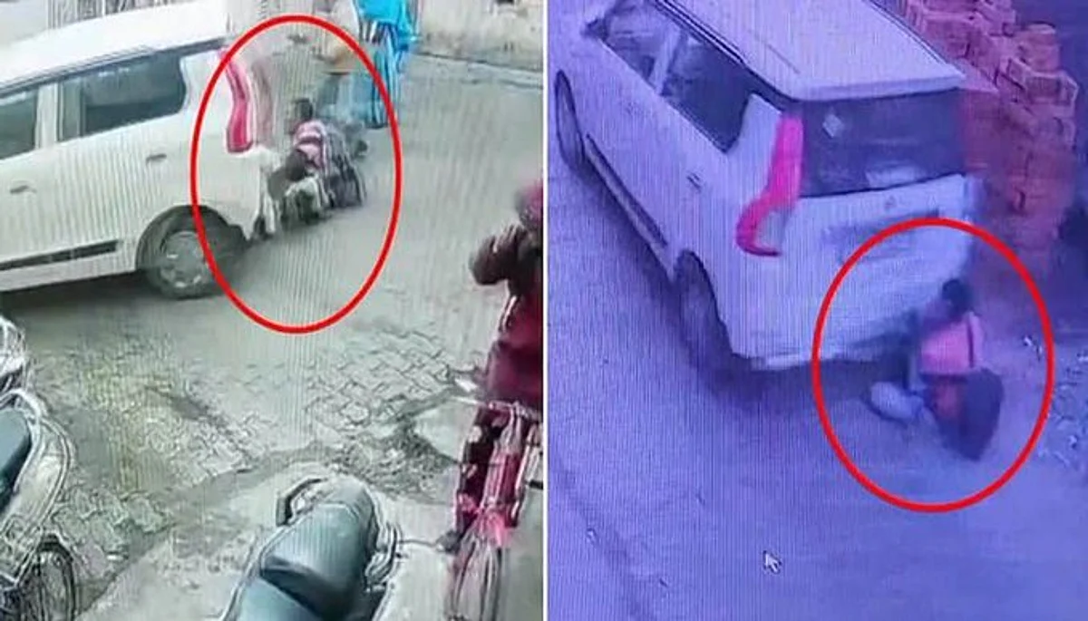 Uttar Pradesh: छात्र का पैर कार में फंसा तो नहीं रोकी गाड़ी, भीड़ ने चालक को पीटा; देखें Viral Video