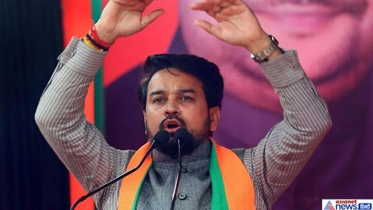 अनुराग ठाकुर विवादित नारे पर बोले, मीडिया बिल्कुल झूठ बोल रही है