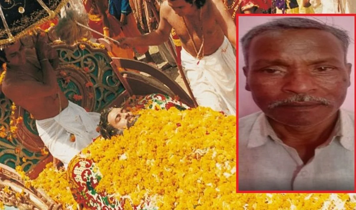 दशरथ बने कलाकार ने त्यागे रामलीला मंच पर प्राण , राम वनवास का चल रहा था भावुक सीन