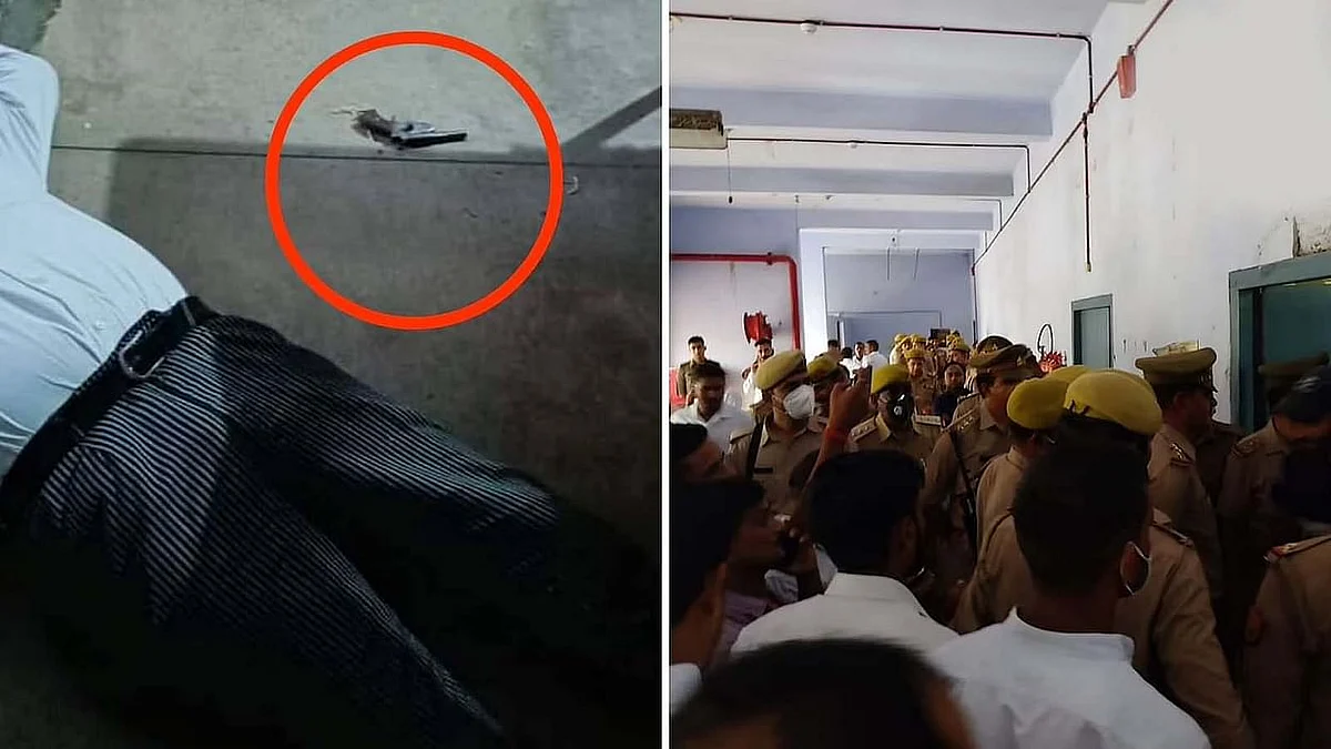 दिनदहाड़े कोर्ट के अंदर वकील की हत्याः उत्तर प्रदेश के शाहजहांपुर में कोर्ट के अंदर वकील को गोली मारी