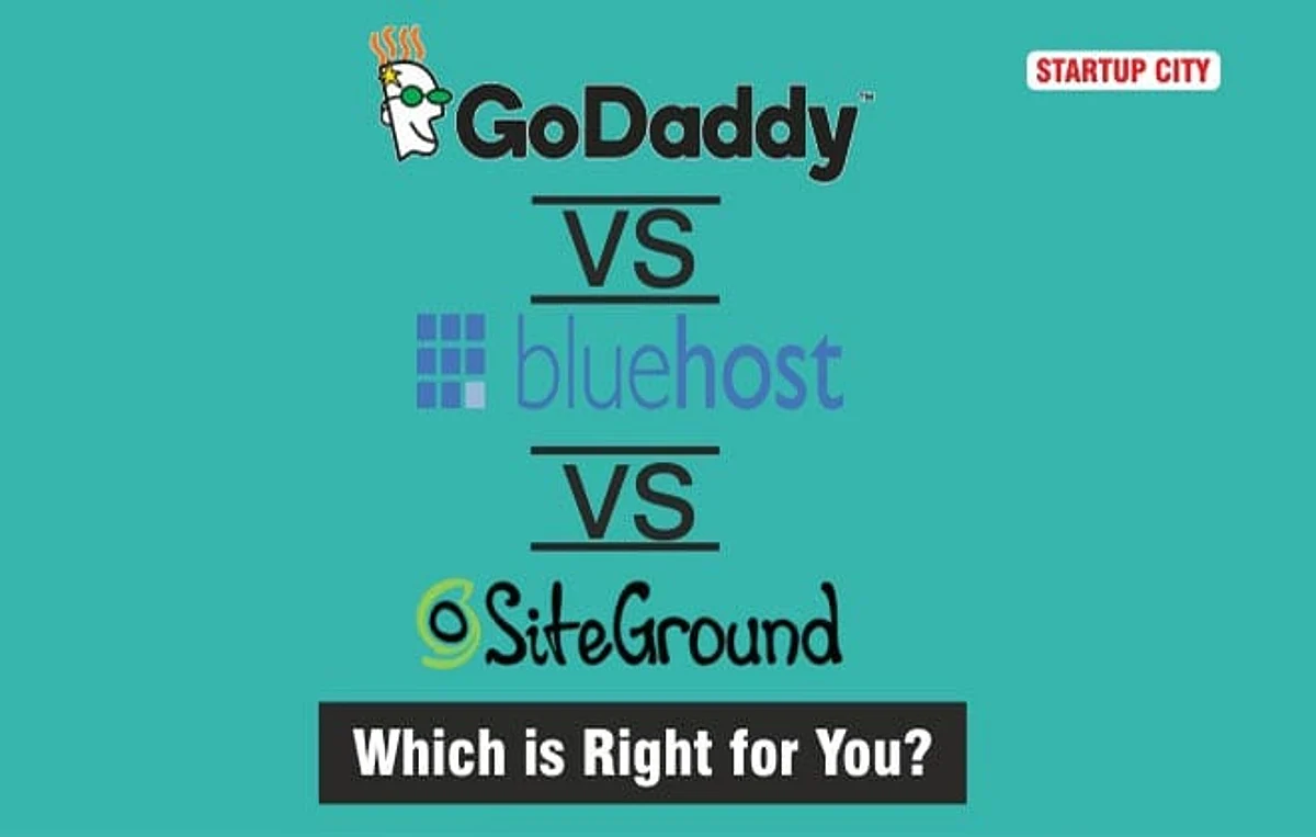 Godaddy vs Bluehost vs SiteGround: Which is Right for You?