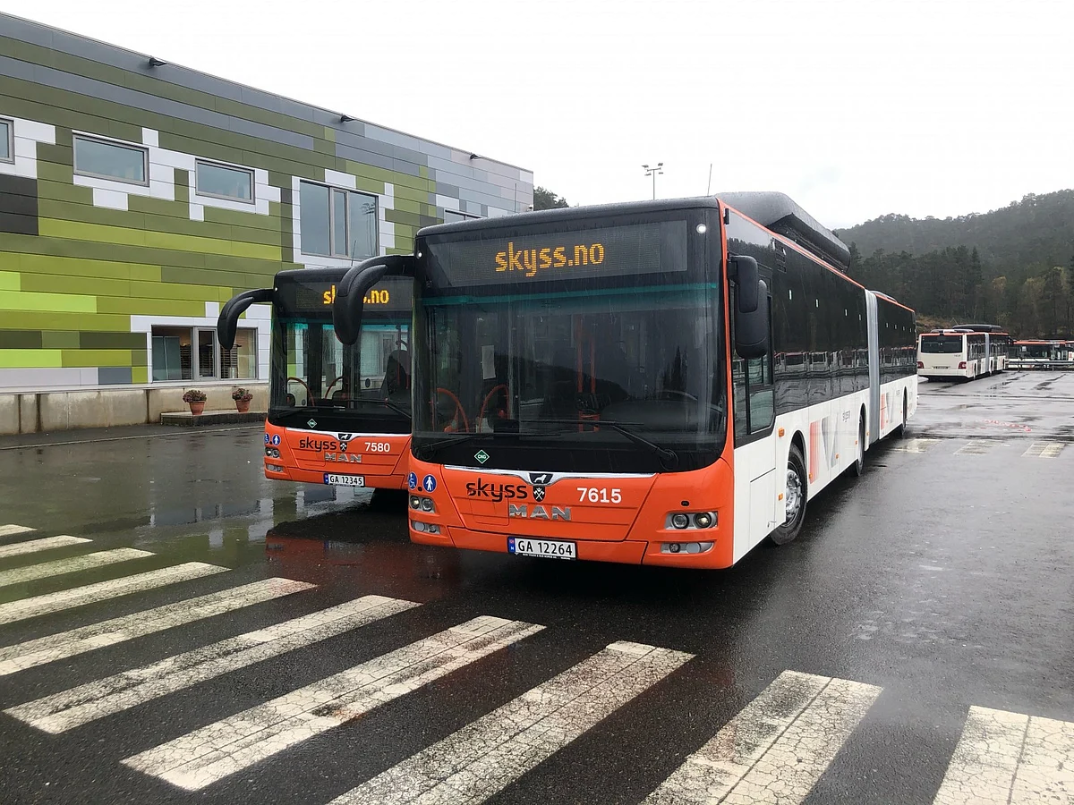 125 MAN City Buses with Biogas Drive Systems for Bergen