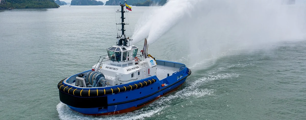 Damen Delivering ASD Tug 2813 to Cititug in Ecuador
