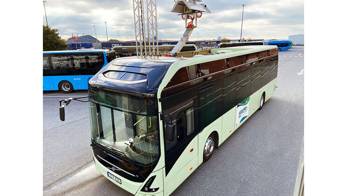Volvo Buses Presents New Alternative for Charging Elect Buses