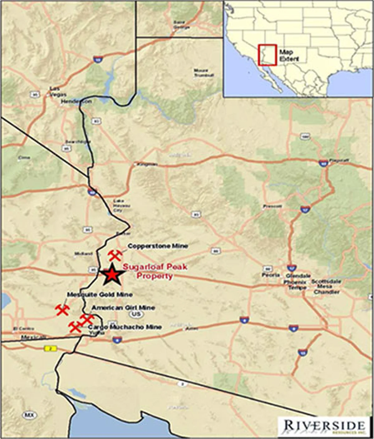 Arizona Metals Update on Sugarloaf Peak Project in La Paz County