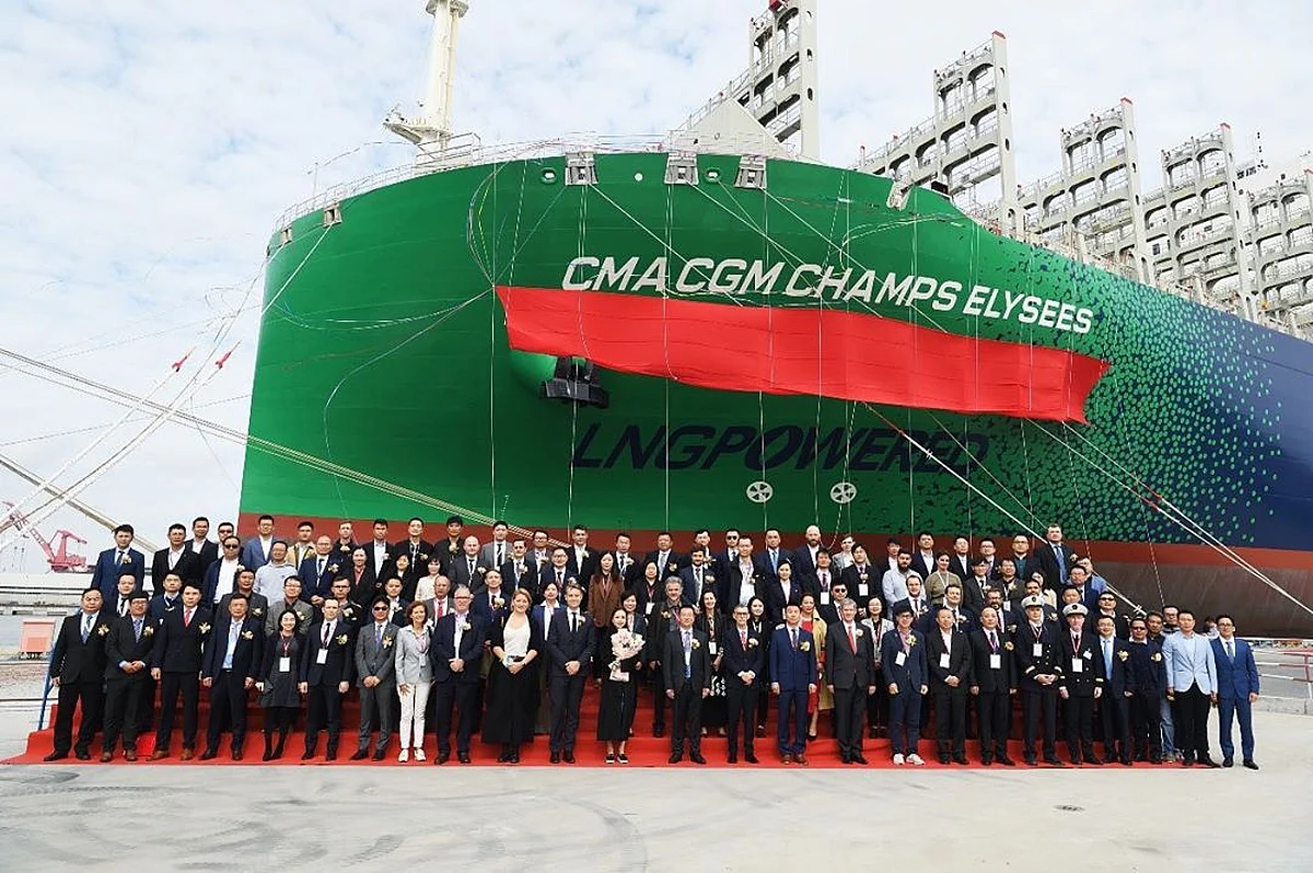 LNG Powered CMA CGM CHAMPS ELYSEES Joins Fleet