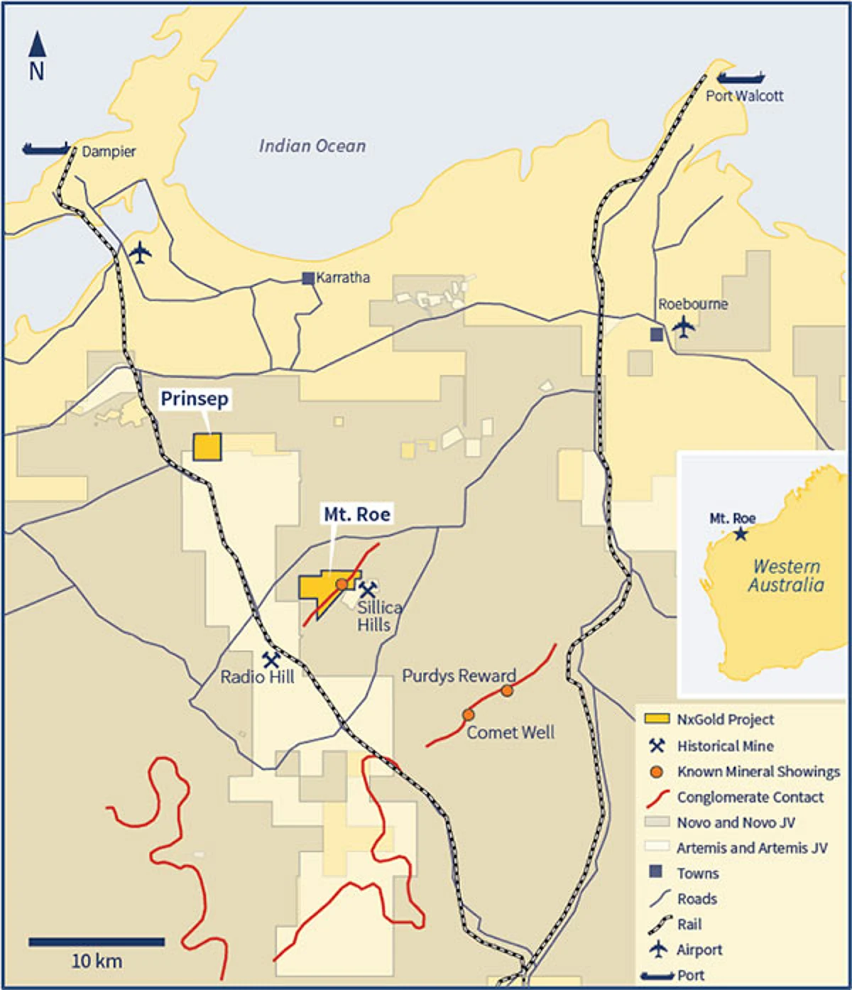 International Consolidated Uranium Mt Roe Project in WA