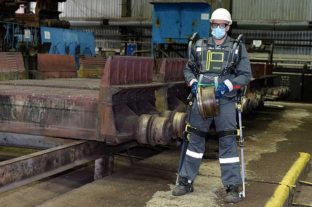 Metalloinvest Lebedinsky GOK Testing Exoskeletons