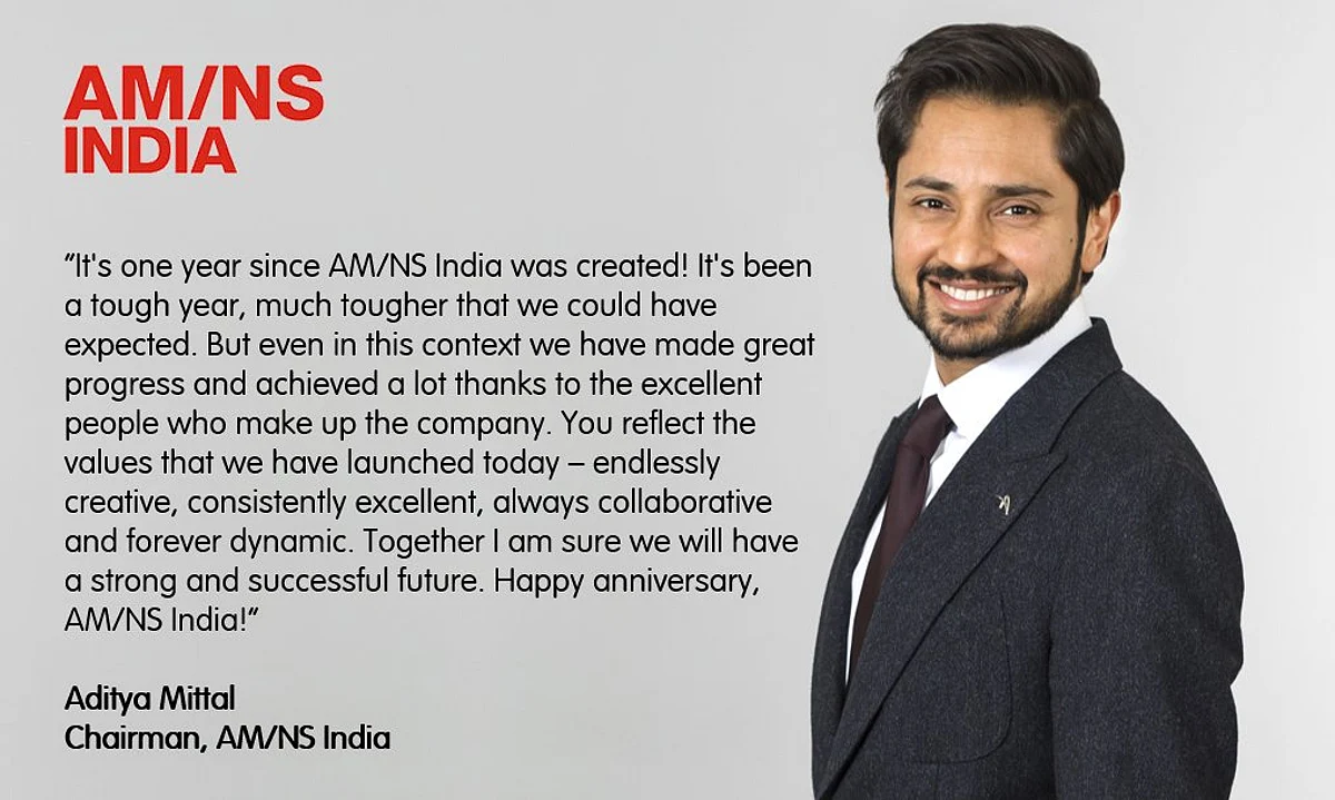 AMNS India Chairman Mr Aditya Mittal Shares India Vision