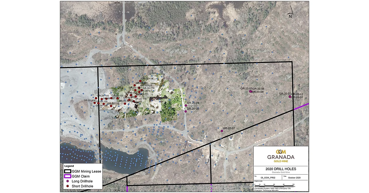 Granada Gold Mine Drilling Update