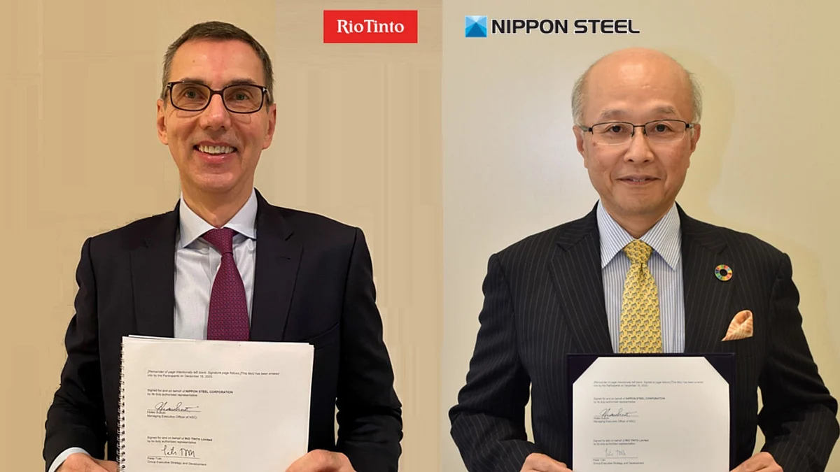 Rio Tinto & Nippon Steel Sign Climate MOU
