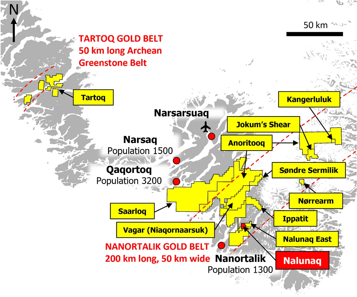 AEX Gold Update on Valley Block at Nalunaq in South Greenland