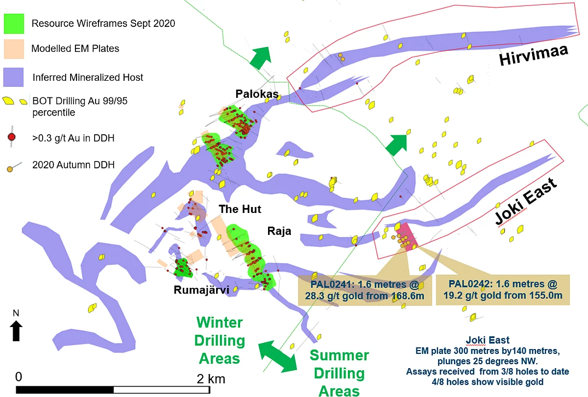 Mawson Gold Update on Joki East in Rajapalot Project in Finland