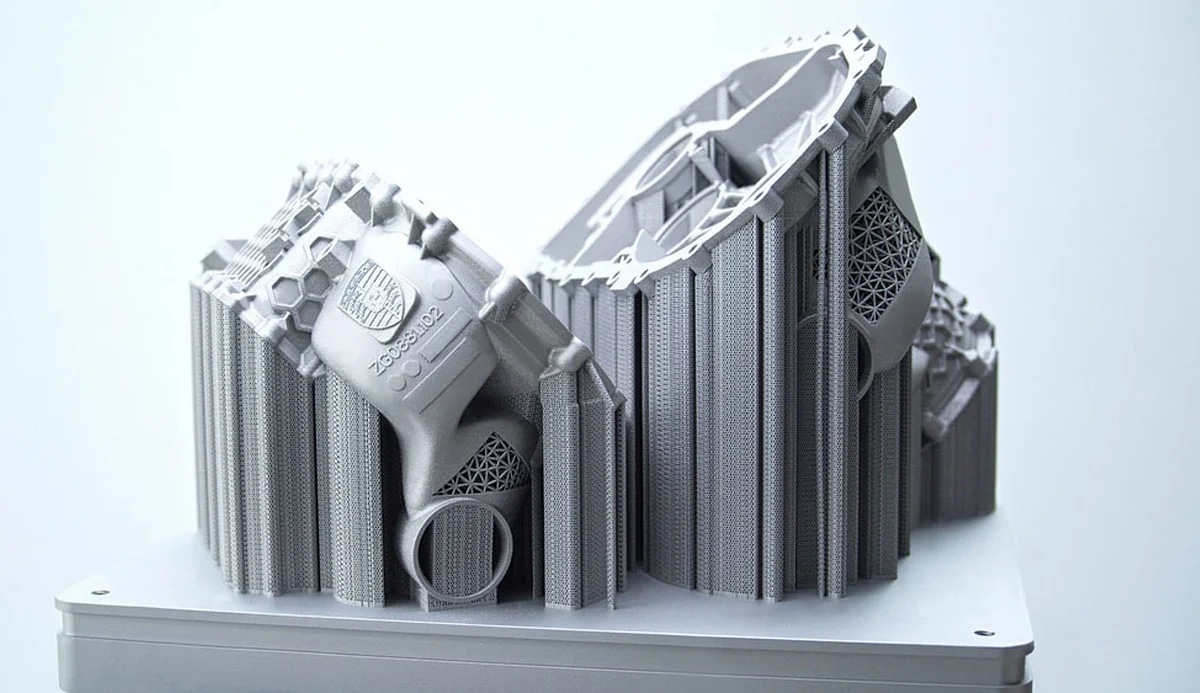 Porsche Prototypes Electric Drive Housing from 3D Printer