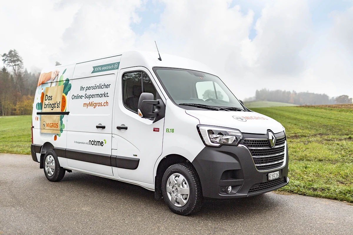 25 Renault Trucks Master ZE for Migros Aare in Switzerland