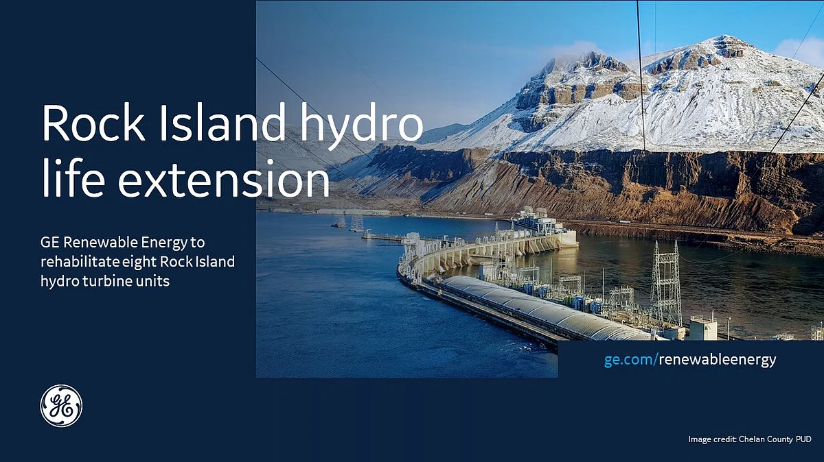 GE Renewable to Refurbish Hydro Turbines at Rock Island Plant