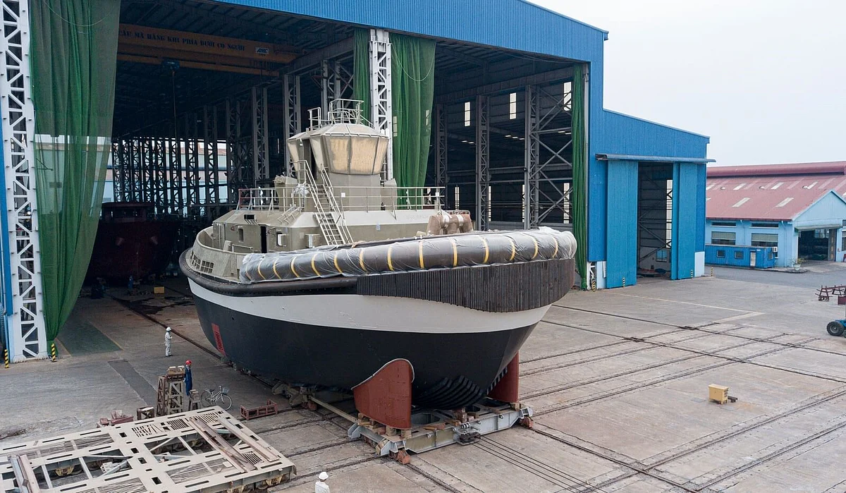 Damen RSD-E Tug 2513 Launched at Song Cam Shipyard