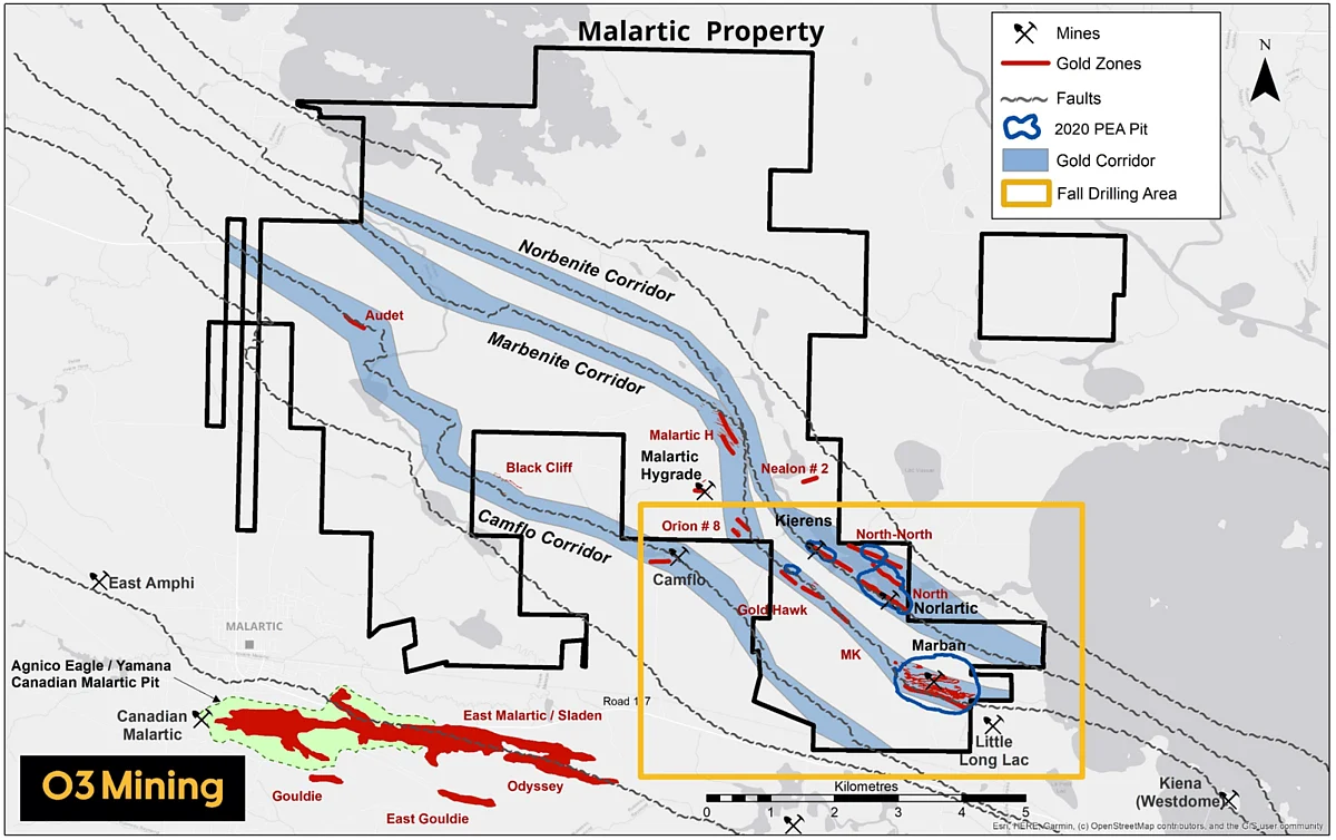 O3 Mining Drilling Update on Marban Project in Val-d’Or