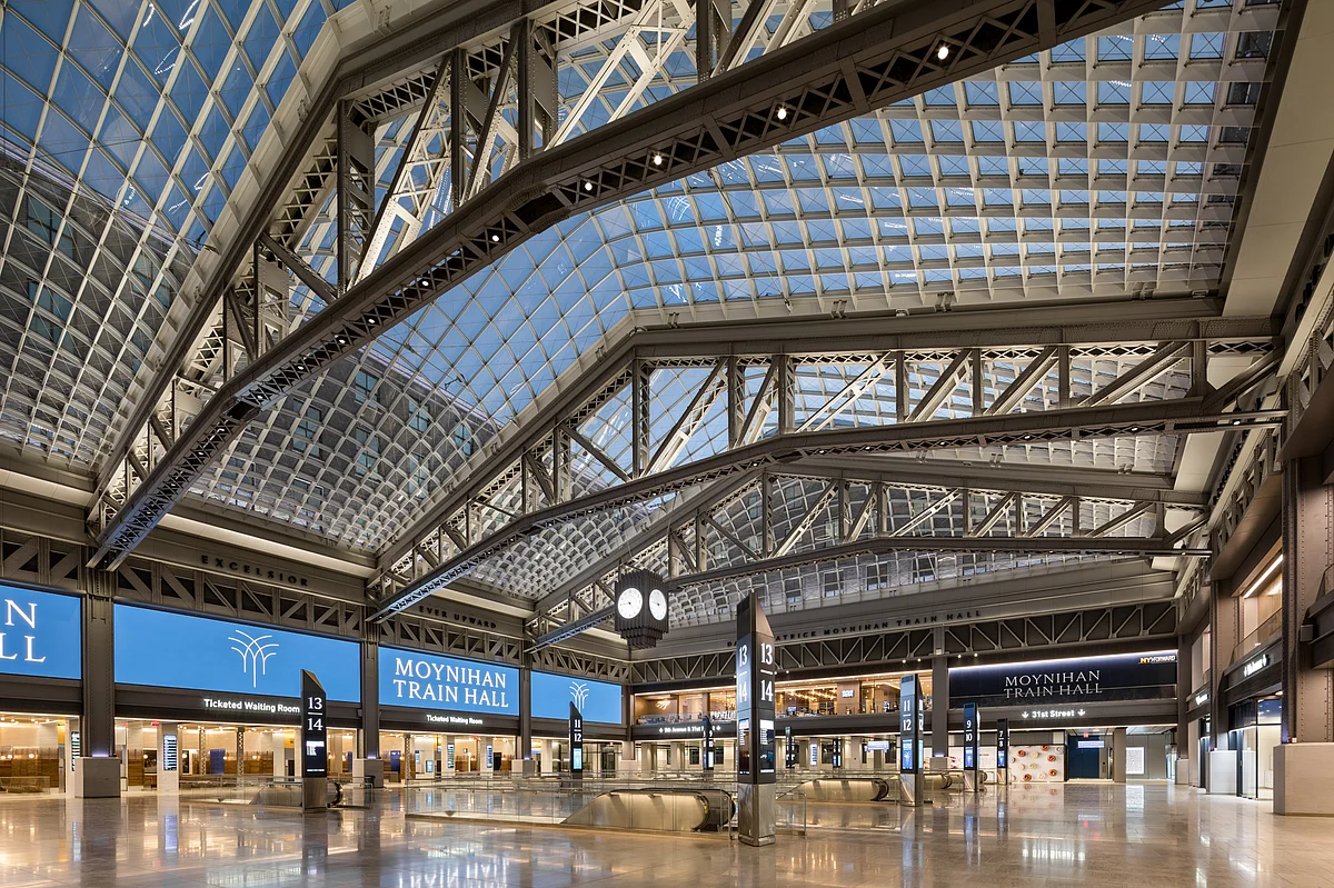 Skanska Transforms Moynihan Train Hall in New York
