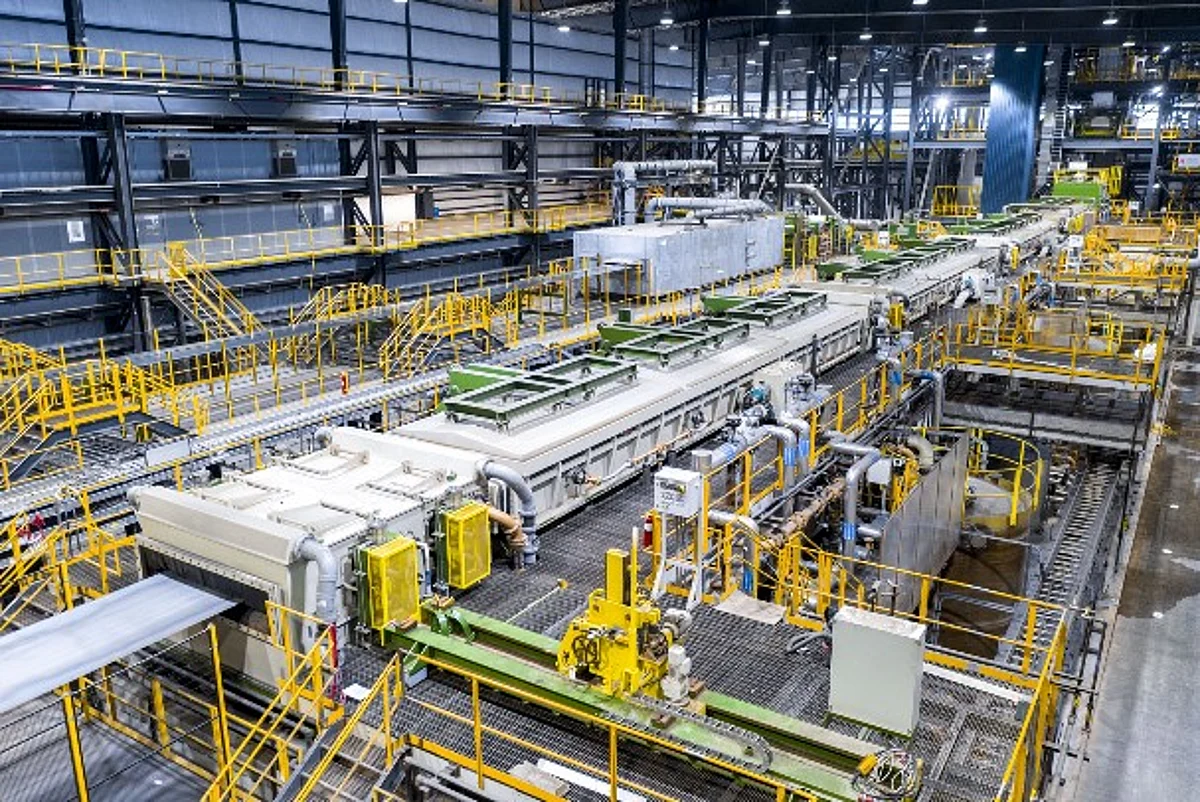 Galvanizing Line with Heat to Coat Tech at Nucor Steel Gallatin