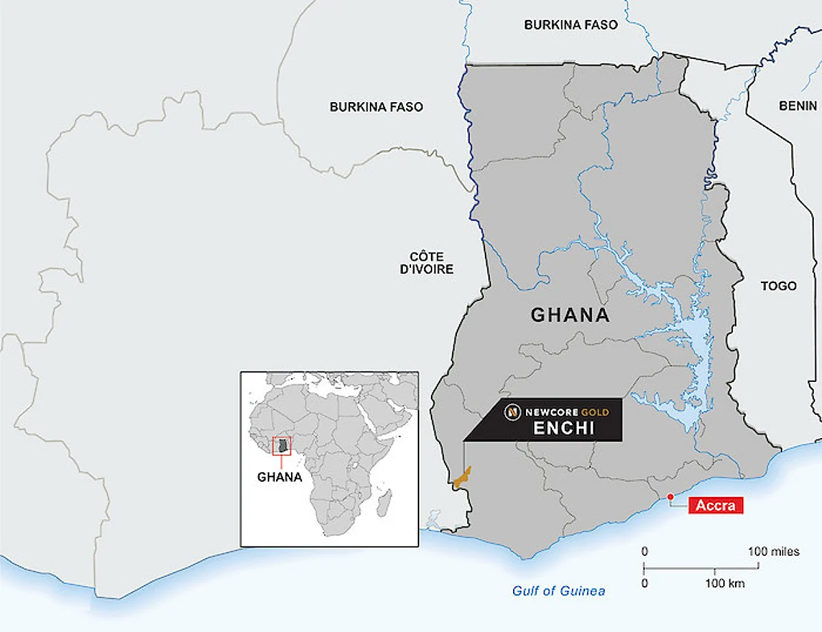 Newcore Gold Drilling Update for Enchi Gold Project in Ghana