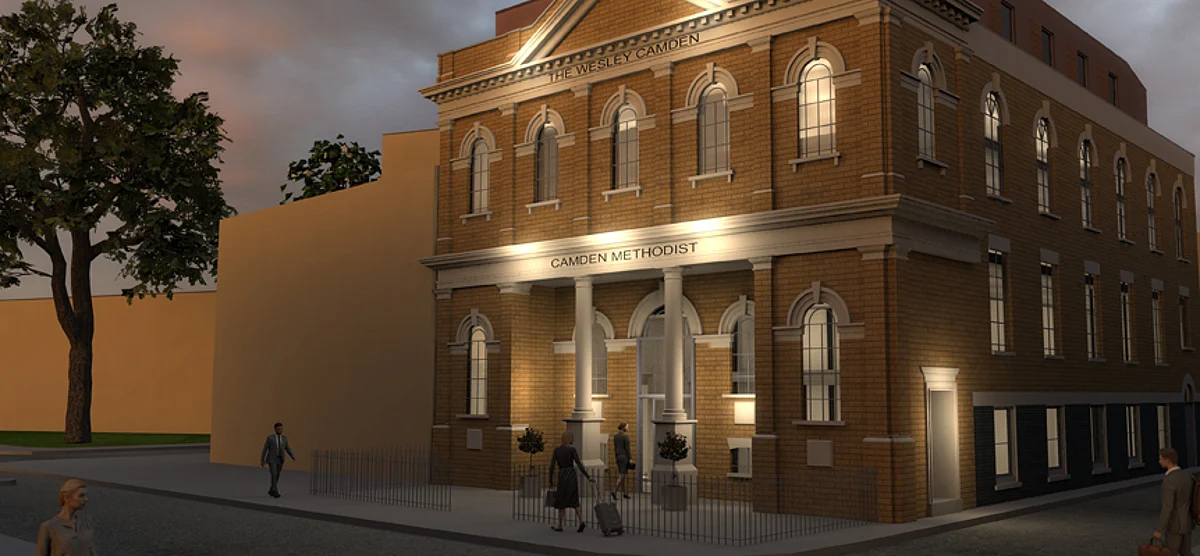 Camden Methodist Church to Transform to Hotel & Worship Space
