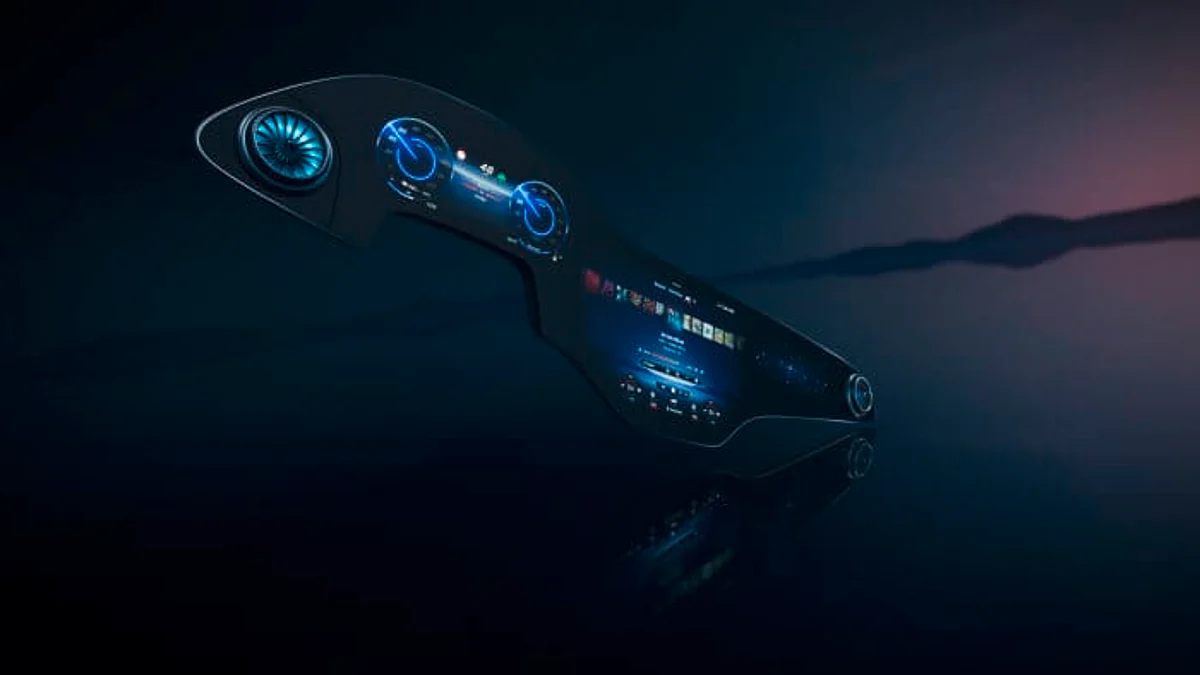MBUX Hyperscreen in Mercedes Benz EQS