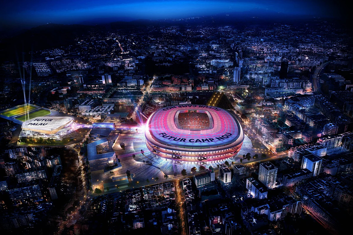 ON-A Reveals Park around Barcelona’s Camp Nou Stadium