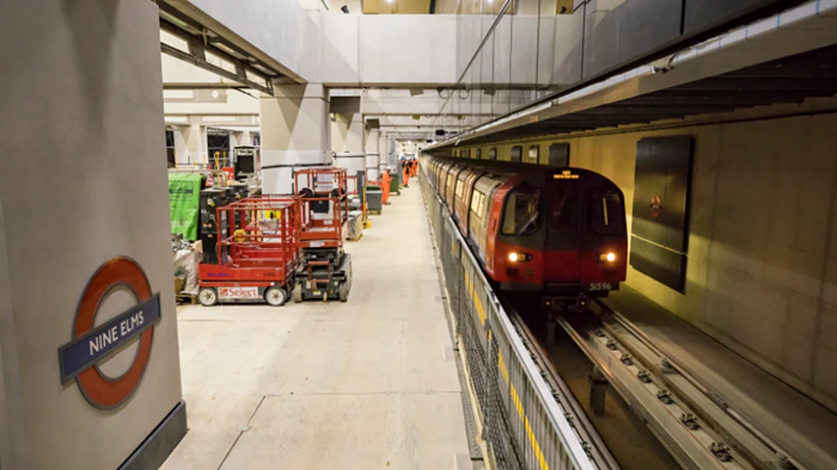 First trains Complete Journey on Northern Line Extension