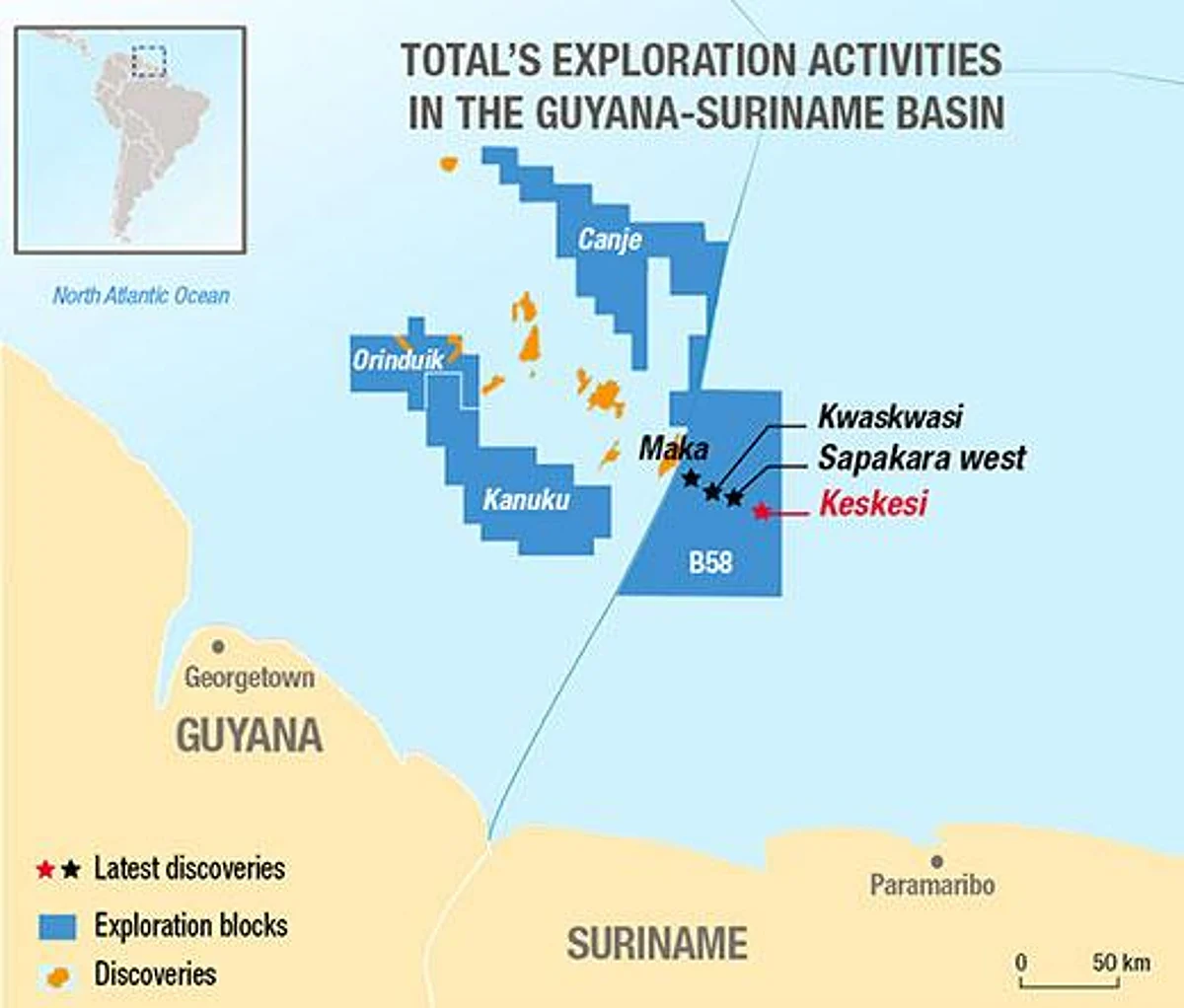 Total Announces Fourth Discovery Offshore Suriname