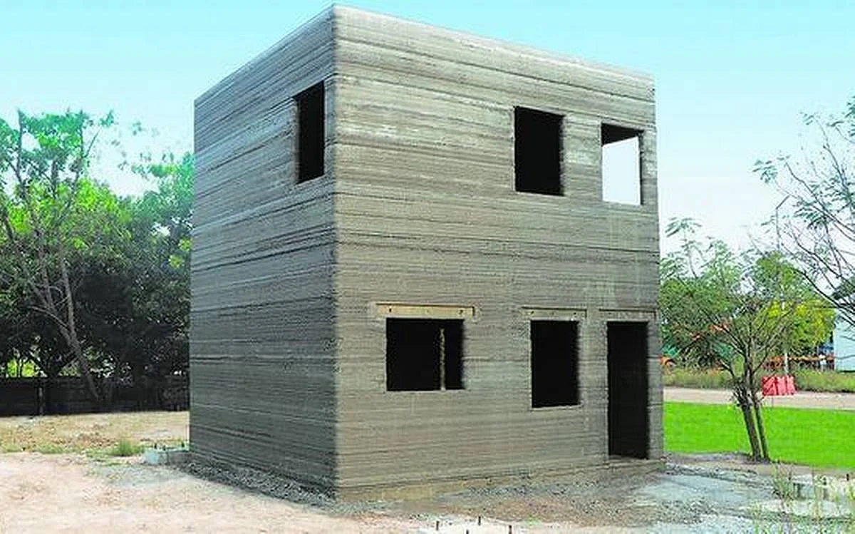 L&T Construction 3D Prints House at Kanchipuram in India