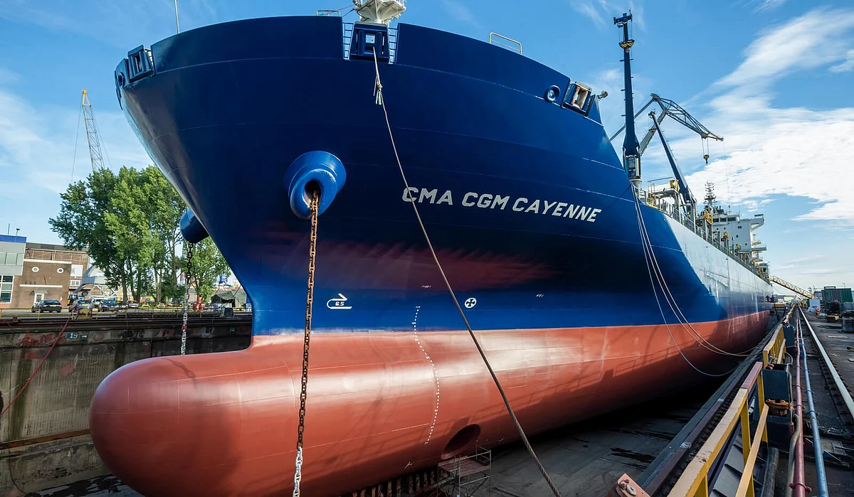 Damen Repairs Seven CMA CGM Vessels