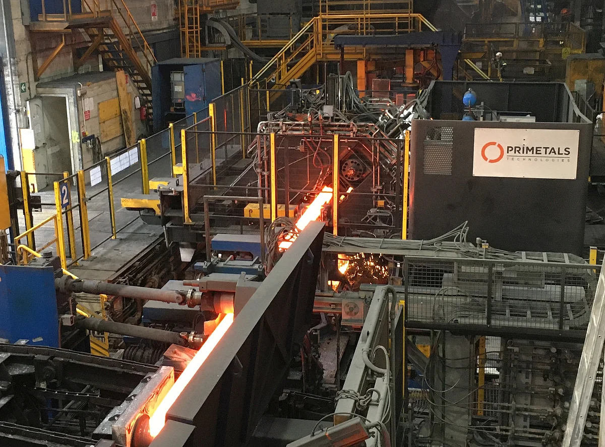 Ferriera Valsabbia FAC Primetals ERT Ebros Billet Welding System