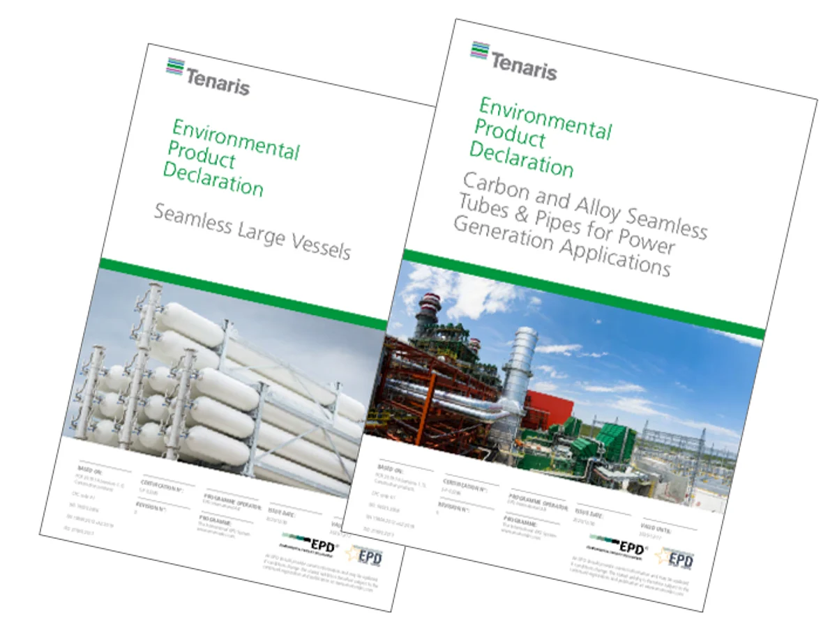 Tenaris Environmental Product Declarations for Seamless Pipes