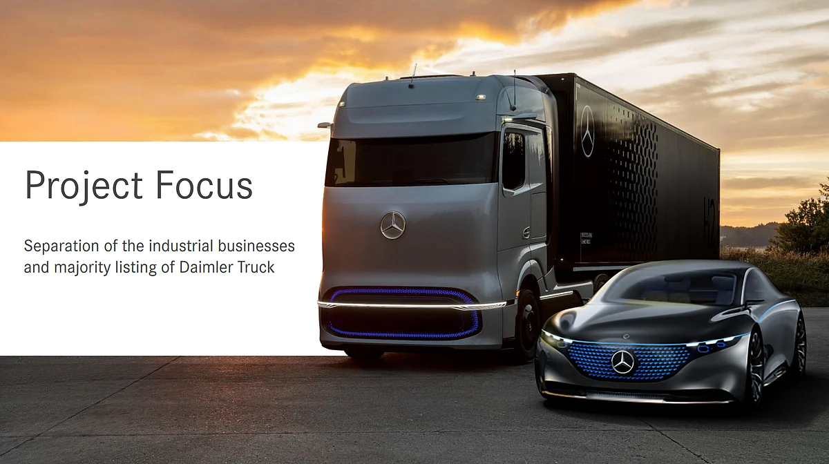 Daimler Plans Truck & Bus Business Spinoff