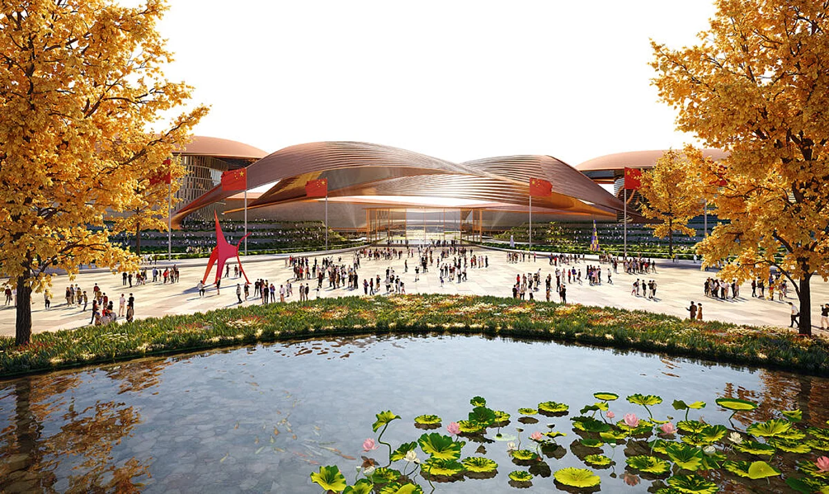 ZHA Design for Phase II of International Exhibition Centre Beijing