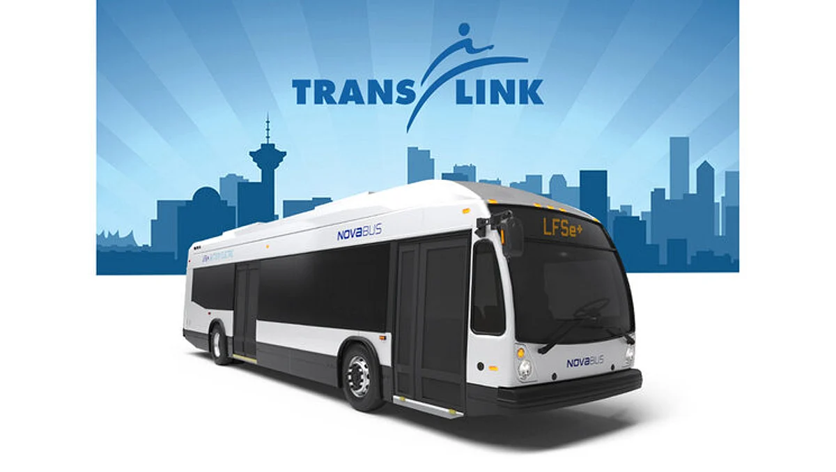 TransLink Selects Nova Electric Buses for Vancouver