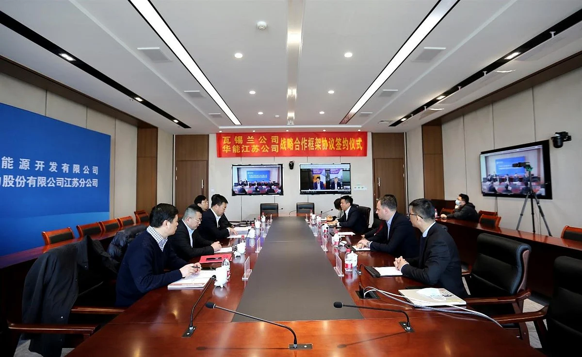 Wartsila & Huaneng Jiangsu to Develop Power Generation in China