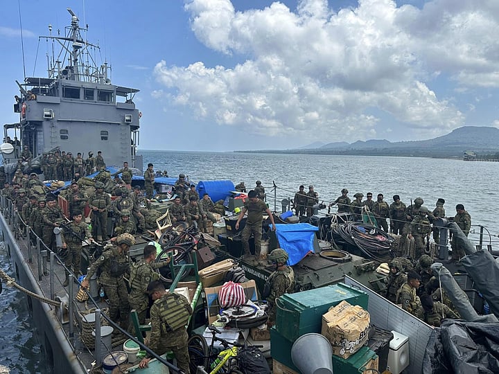 The Joint Task Force (JTF)-Orion deploys additional troops to help secure the conduct of the Barangay and Sangguniang Kabataan Election (BSKE) on October 30 in Basilan province. - Vimarsana News