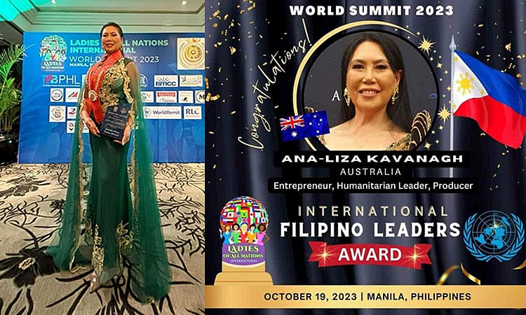 Cebuana Ana-Liza Kavanagh among awardees at LOANI World Summit in Manila - Vimarsana News