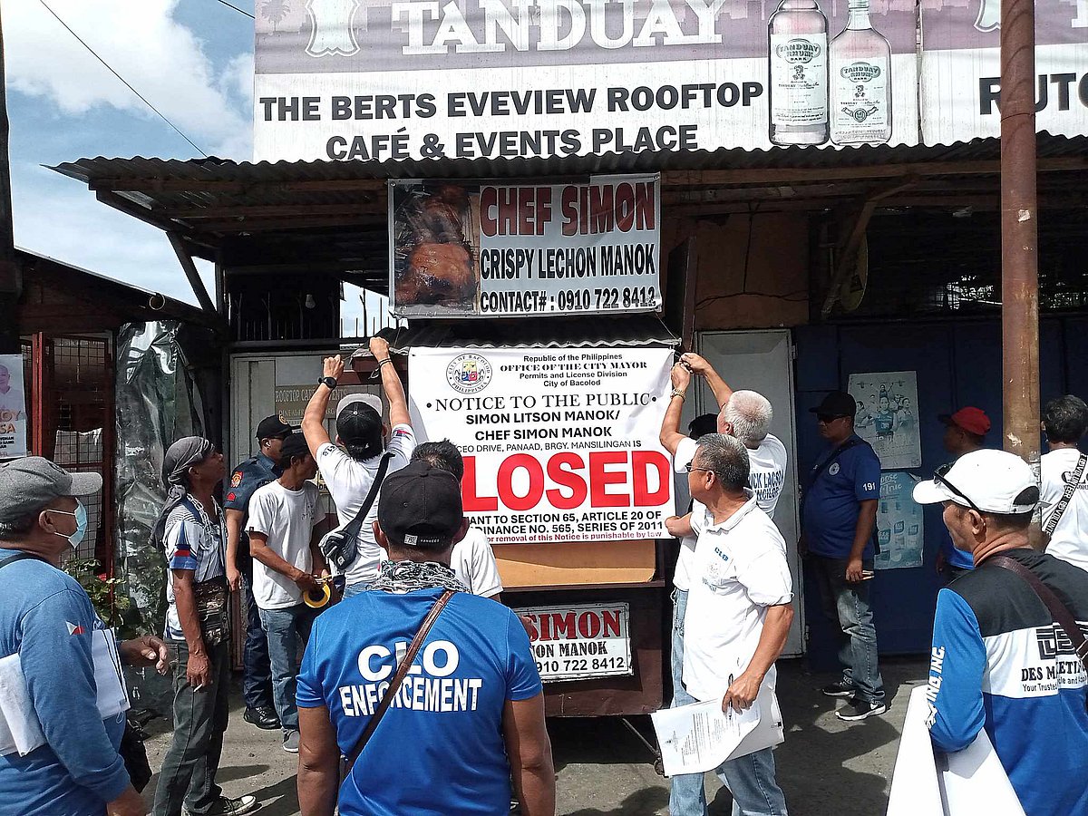Bacolod implements closure order vs nine establishments for operating without permits - Vimarsana News