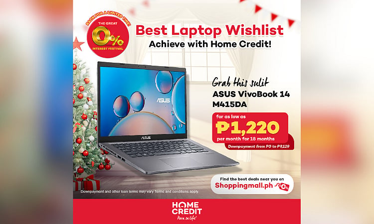 Best Laptop Deals for the Yuletide Season: 0% Interest Offer on Top Models by Home Credit - Vimarsana News