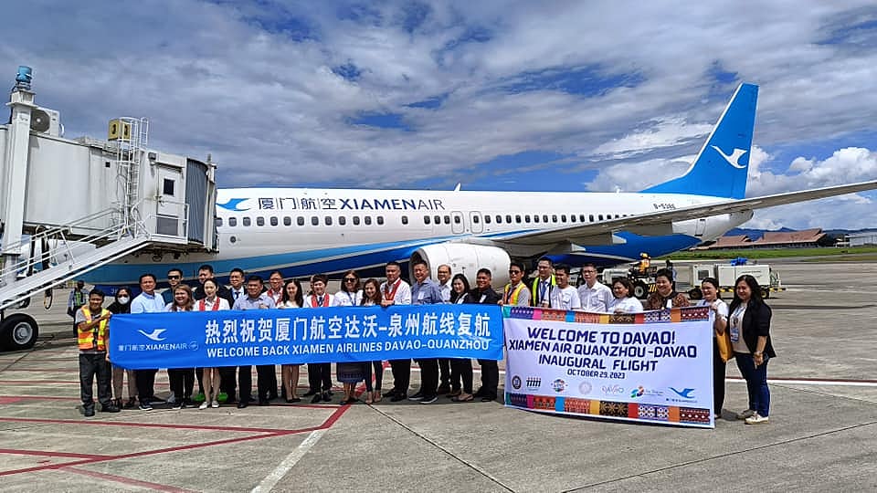New Xiamen Air Flight Connects Fujian Province to Davao: Tourism Leaders Applaud the International Route - Vimarsana News