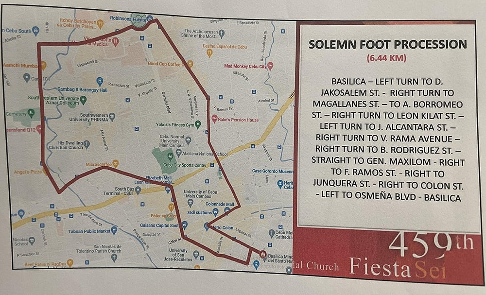 New routes for Fiesta Señor foot processions in 2024 - Vimarsana News