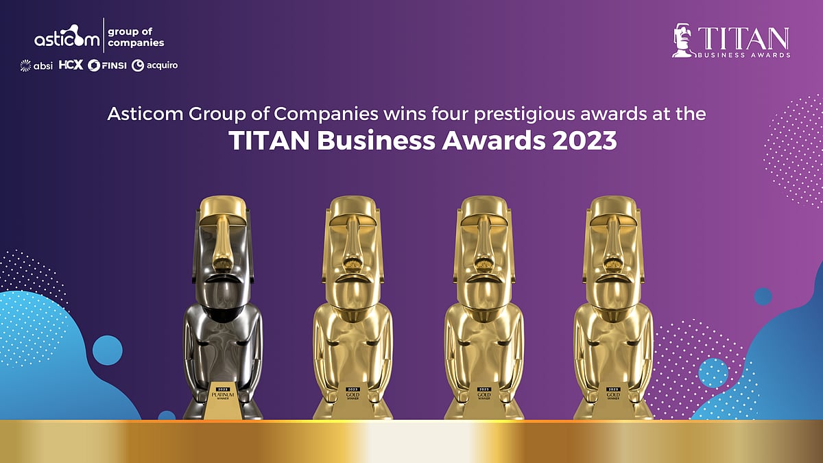 Asticom Group of Companies wins four prestigious awards at the TITAN Business Awards 2023 - Vimarsana News