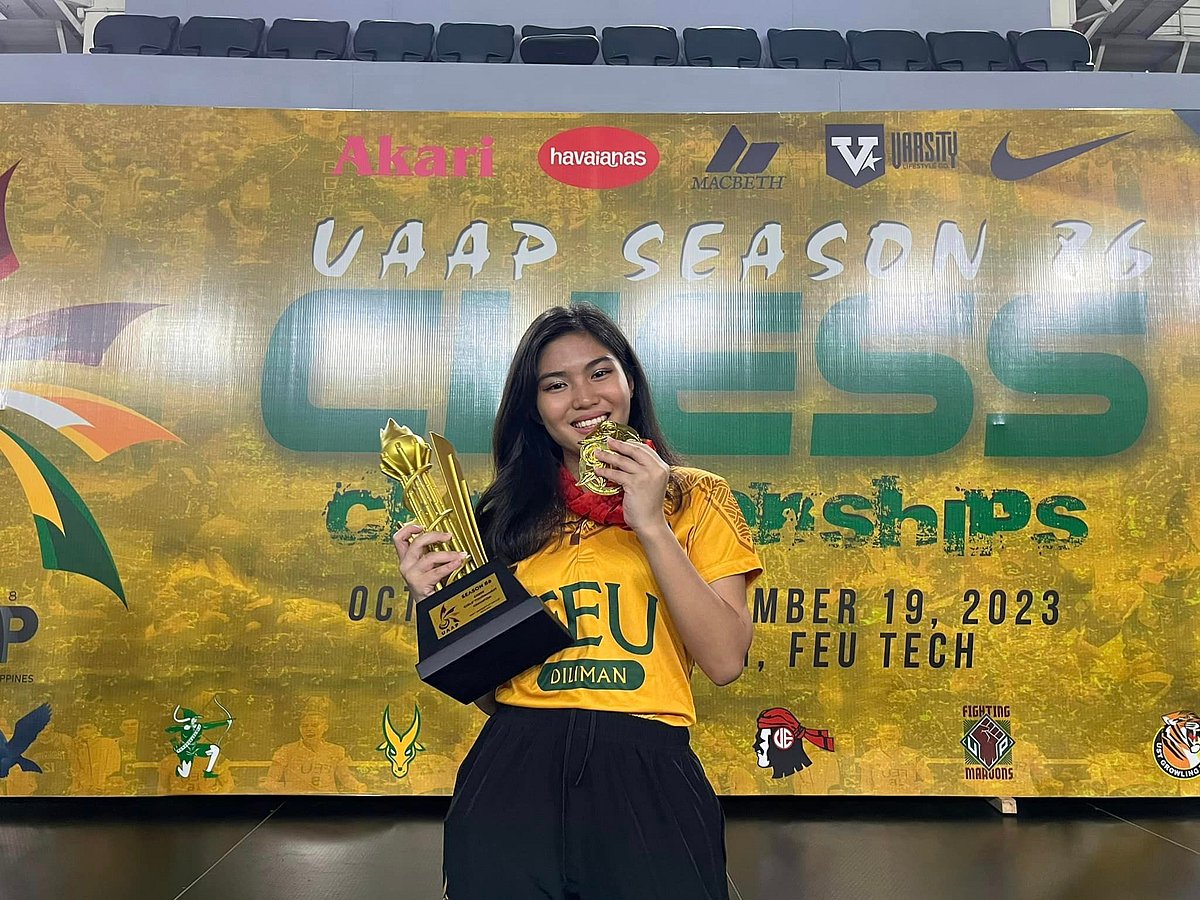 Davao's WNM Samantha Umayan Clinches 2 UAAP Golds | FEU Defends Championship - Vimarsana News